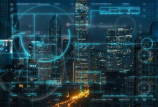 Digital City Skyline
