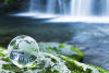 Glass Globe by water