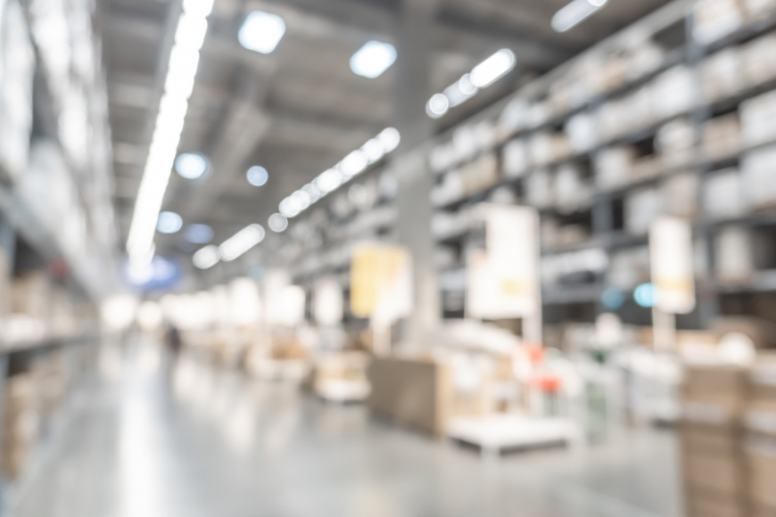 Abstract warehouse background