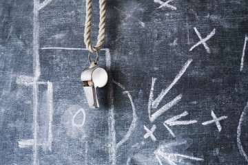 Black Board with Strategy