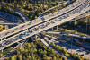view of freeway from overhead