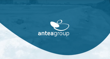 antea group logo over landscape