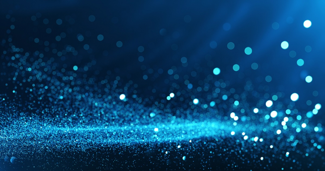 Glittery Blue Background