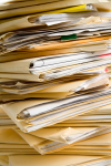 Stacked File Folders